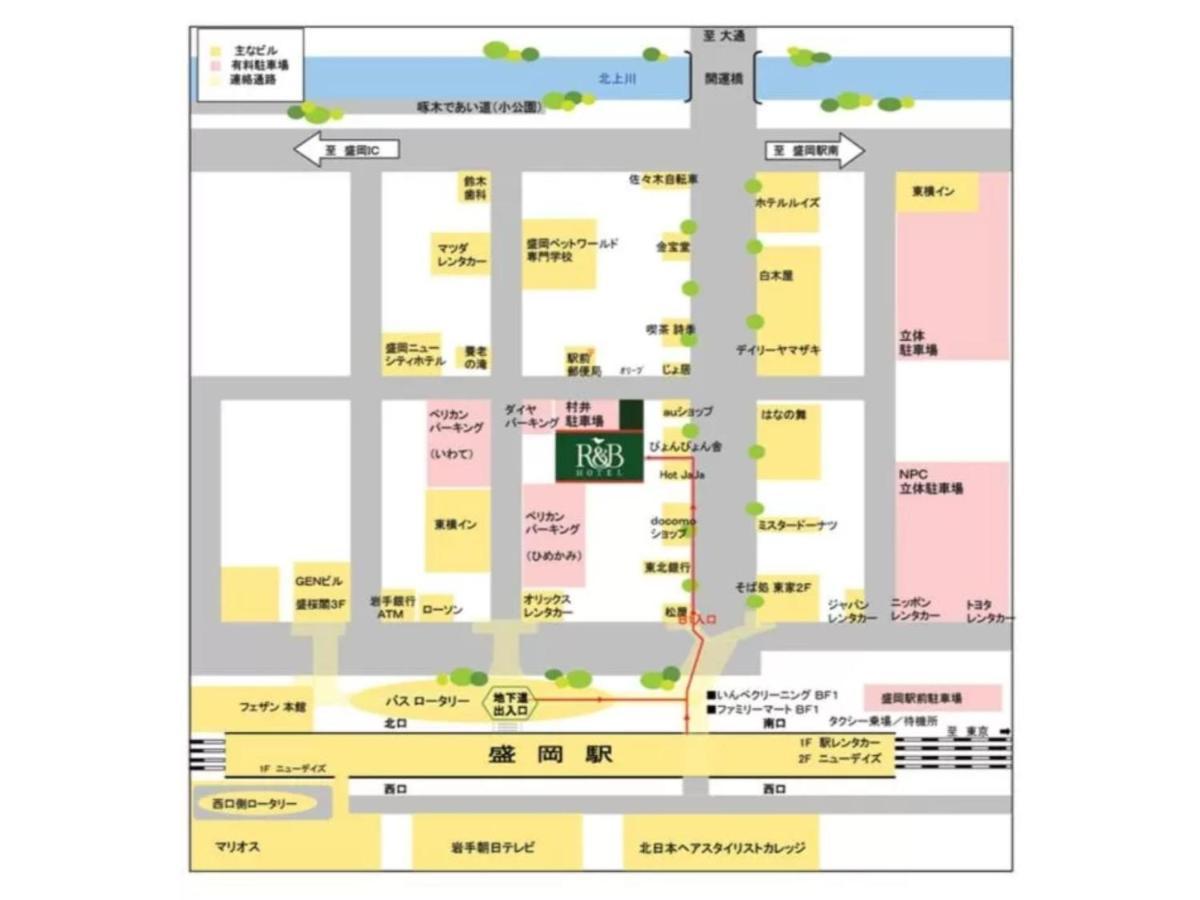 R&B Hotel Morioka Ekimae - Vacation Stay 38792V Exterior foto